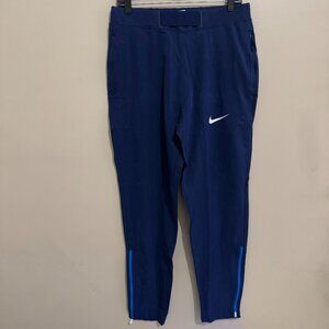Nike Pro Elite Track & Field Running Podium Pants Blue AO8872-492 Men's L NEW